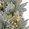 4ft. Pre-Lit Frosted Colonial Fir Artificial Christmas Entrance Tree, Warm White LED Lights